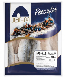 FILE DE SARDINHA ESPALMADA LAJE IGLU 800GR