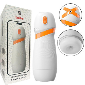MASTURBADOR LANTERNA COM SUCÇÃO LUCKY    