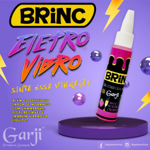 CANETA BRINC ELETRO VIBRO MORANGO COM CHA